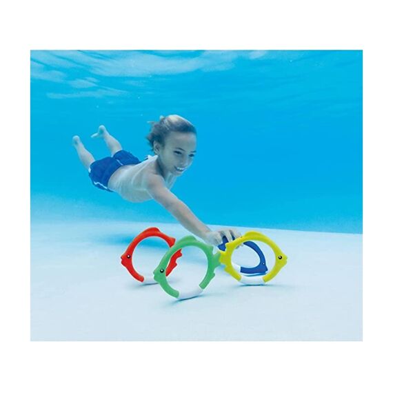 Intex 55507 Underwater Fish Rings 4 Colors