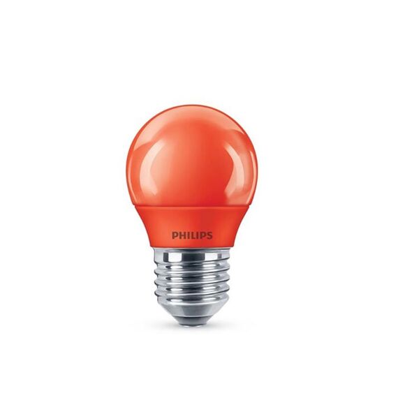 Philips Lamp Led Colored P45 E27 Red 1Srt4