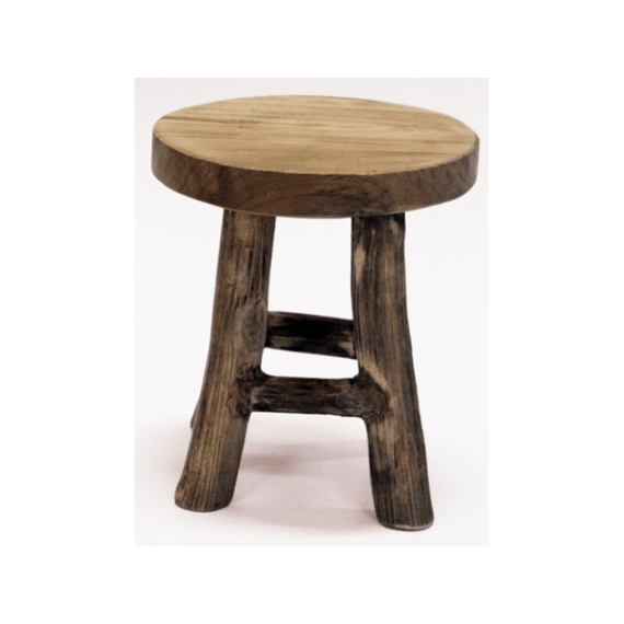 Deco Krukje Teak Naturel D15H17Cm