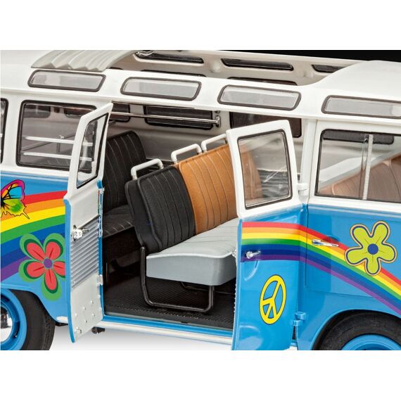 Revell 07050 Vw Samba Bus Flower Power