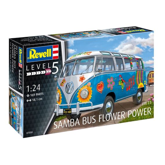 Revell 07050 Vw Samba Bus Flower Power