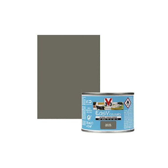 V33 Verf Easy Colours 0,125L Satijn Taupe