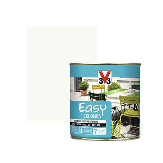 V33 Verf Easy Colours 0,5L Satijn Wit