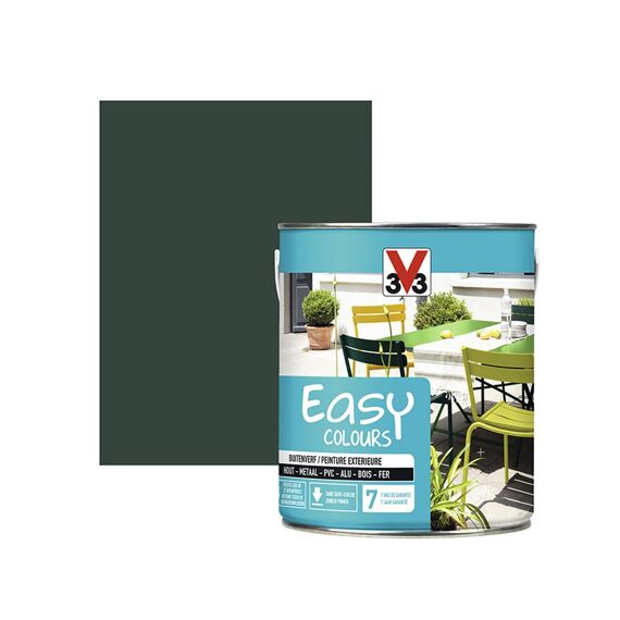 V33 Verf Easy Colours 2,5L Satijn Baskisch Groen