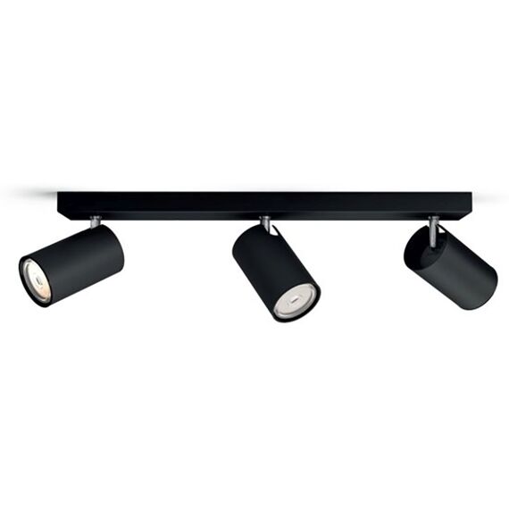 Philips Kosipo Bar/Tube Black 3Xnw 230V