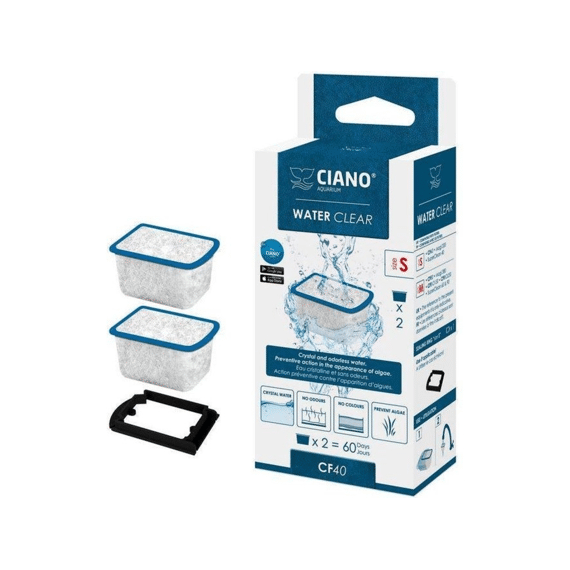 Ciano Water Clean Small 2st 3.8x3x2.3cm Blauw