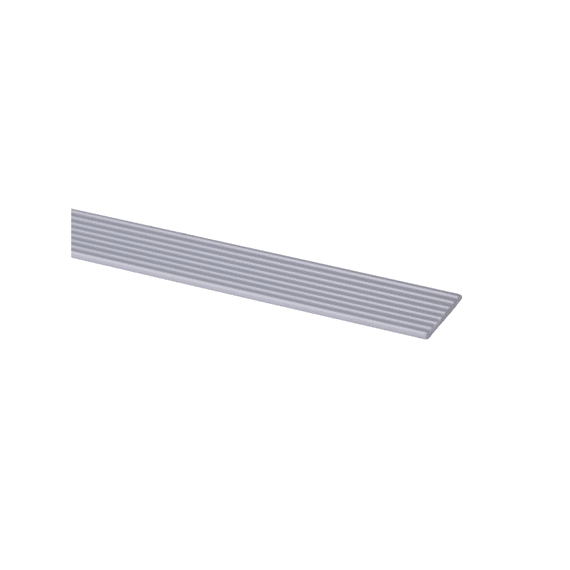 Slijtstrip 2,5x28x2600mm Zelfklevend Rvs