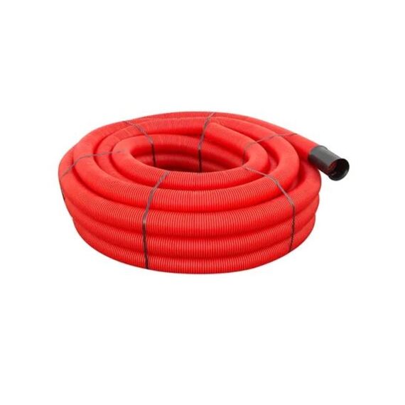 Flexibele Kabelbuis Rood  40Mm 25M