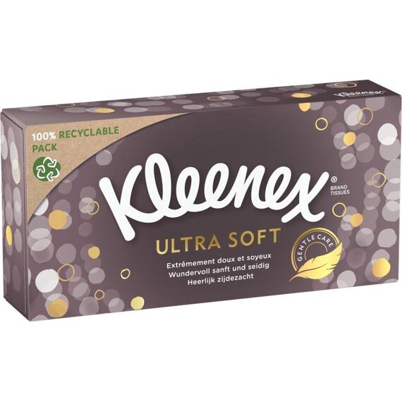 Kleenex Zakdoeken Box Ultra Soft 64St