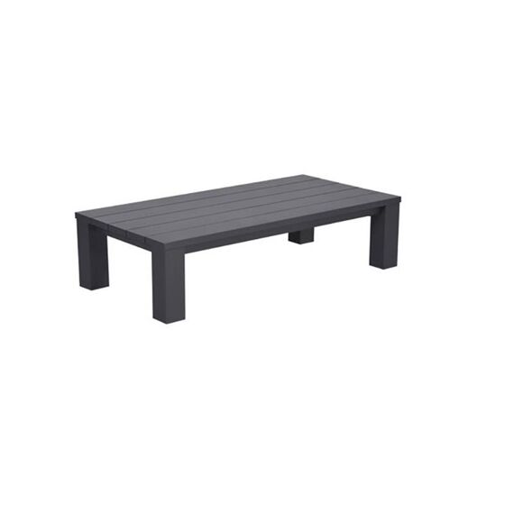 Cube Lounge Tafel 140X70Xh40Cm Aluminium Carbon Black