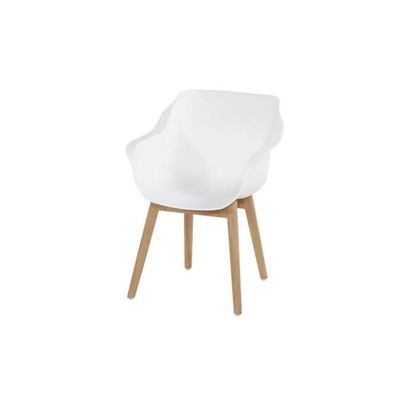 Sophie Teak Armchair Naturel Teak/ Royal White Seat