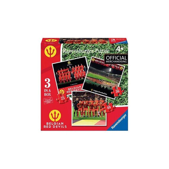 Belgie Rode Duivels 2018 3 In A Box 25/36/49 Stuks