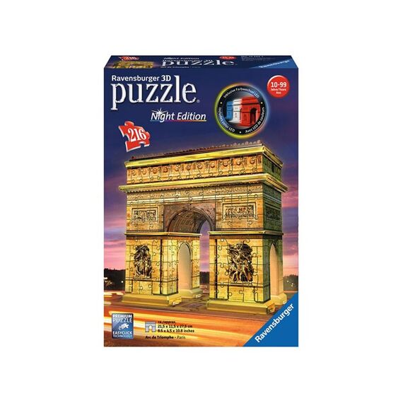 Ravensburger Puzzel 3D Arc De Triomphe Night Edition