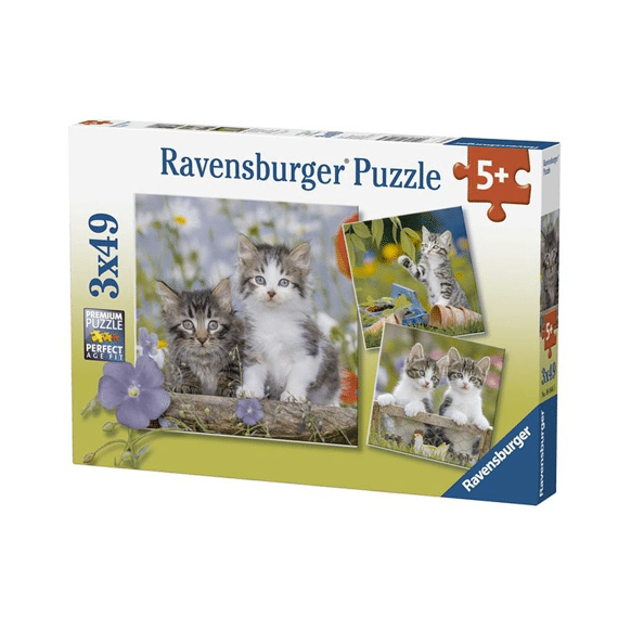 Ravensburger Puzzel 3X49 Stuks Jonge Katjes