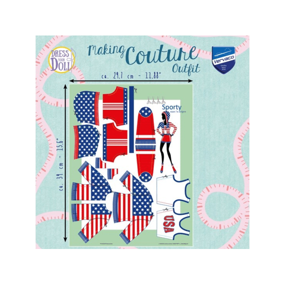 Outfits Making Couture Set Sporty Stars & Stripes