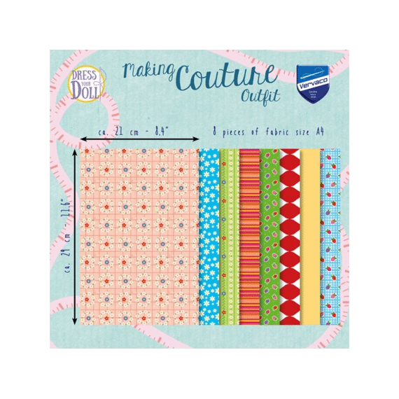 Making Couture Fabric Set Floral Squares