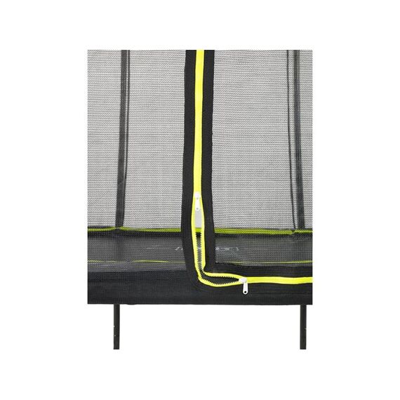 EXIT Silhouette Ingraaf Trampoline + Safetynet Rect. 214X305Cm Black