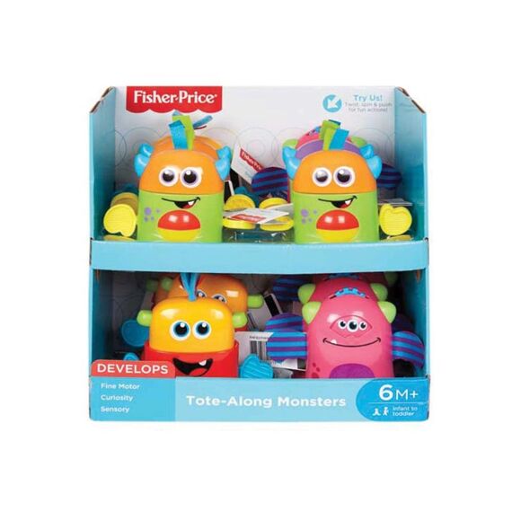 Fisher Price Mini Monster Assortiment per stuk