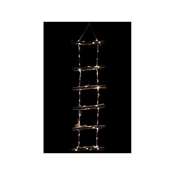 Ladder + Led Hang Hout Nat L