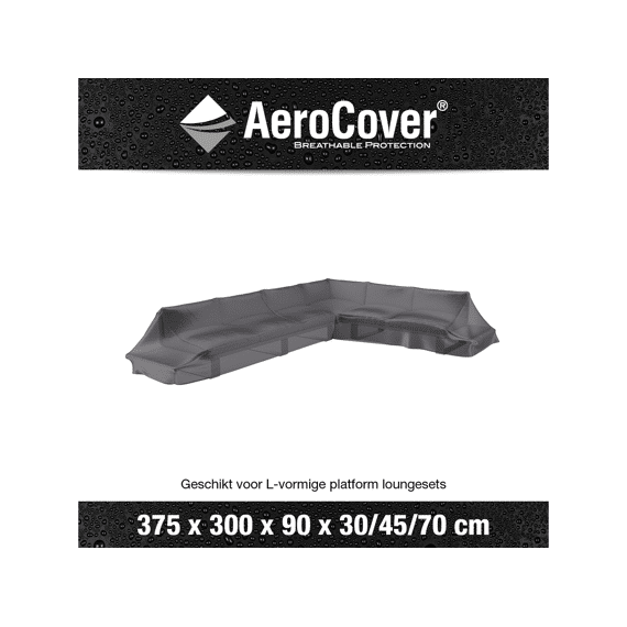Platinum Aerocover Lounge Platform Hoes 375X300X90Xh30/45/70Cm Rechts