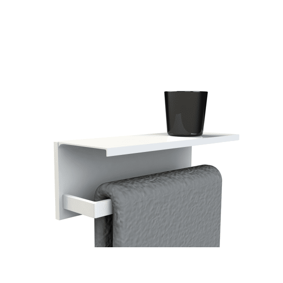 New Game Handdoekhouder Voor Muurbevstiging   Wit Mat
