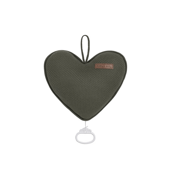 Babys Only Classic Muziekdoos Hart Khaki Stone Green