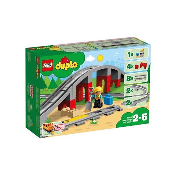 LEGO Duplo 10872 Treinbrug En -Rails