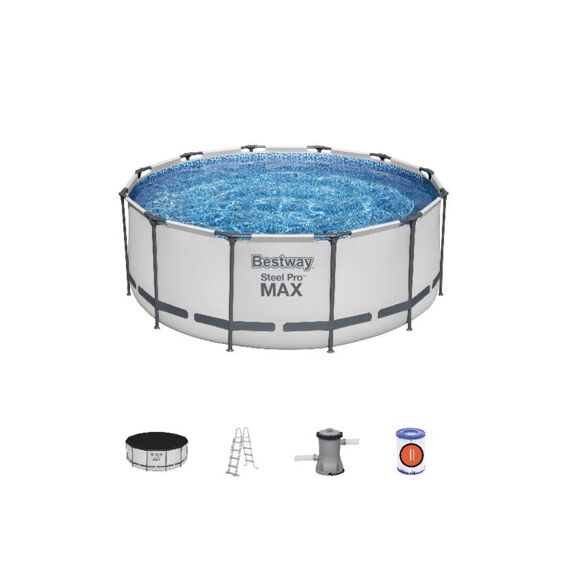 Bestway Steel Pro Frame 3.66X1.22M Pool + Filtercartridge