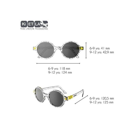Ki Et La Zonnebril 9-12 Jaar Crazyg-Zag Round Zigzag