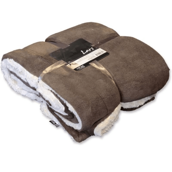 Lars Xl Plaid Taupe 220X240Cm