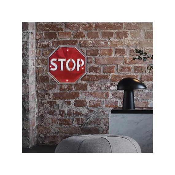 Wall Decor Sign Stop Led