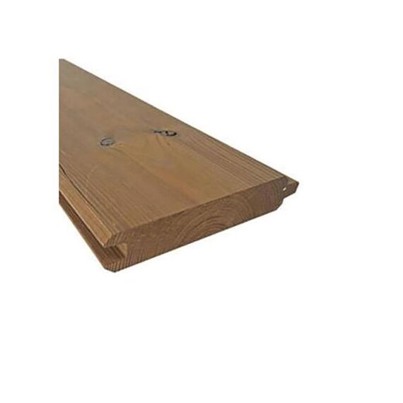 Thermowood - Planche Emboitable 26 X 142 X 1800 Mm