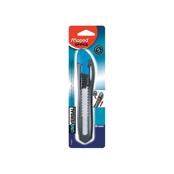 Maped Universal Snijmes Kunststof 18Mm