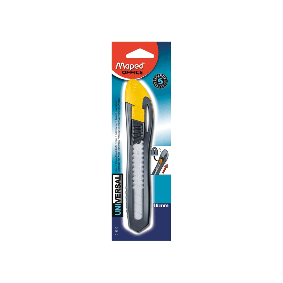 Maped Universal Snijmes Kunststof 18Mm