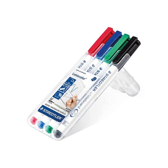 Lumocolor Whiteboard Pen Box 4 Stuks