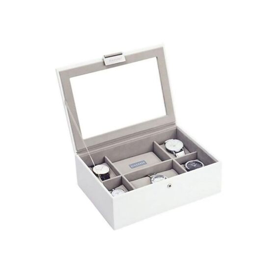 Stacker Watchbox 8St. Top White