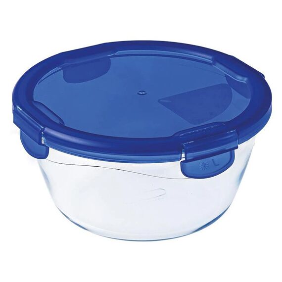 Pyrex Cook & Go Ronde Schaal + Deksel 1.6L 20X20Cm
