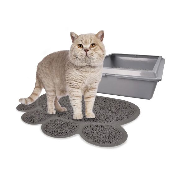 Kattenbakmat Poot 40X30Cm-Antr Gr