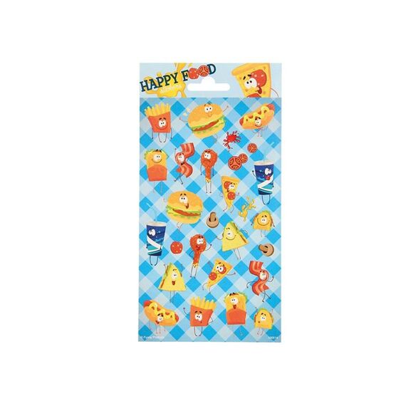 Stickersheets 10.2X20Cm Sheet Paper Fastfood