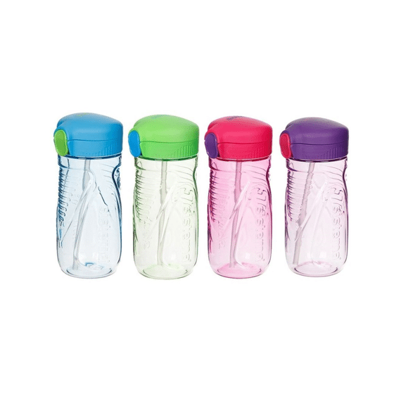 Sistema | Hydrate Drinkfles Met Rietje Tritan Quick Flip 520Ml Assortiment Prijs Per Stuk