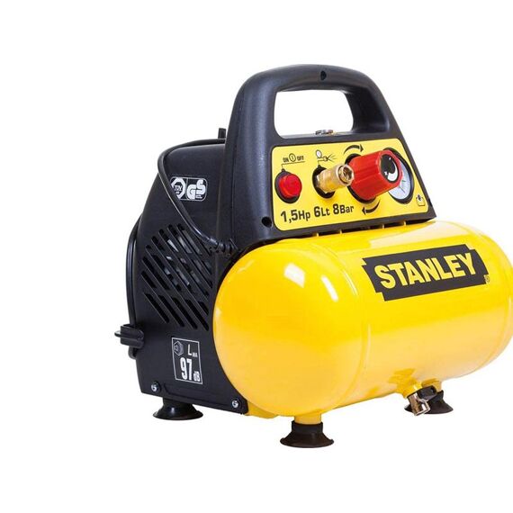 Stanley Compressor Zonder Olie 1.5Pk 6L 8Bar