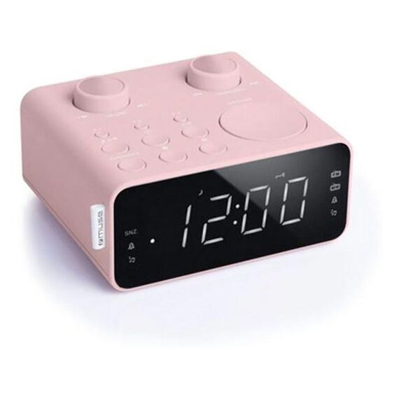 Muse M 17 Cpk Clock Radio Pink Finish