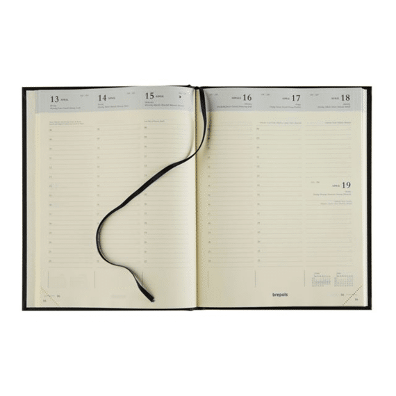 Brepols Agenda Timing Week 6-Talig Colora Met Leeslintje Assortiment Prijs Per Stuk