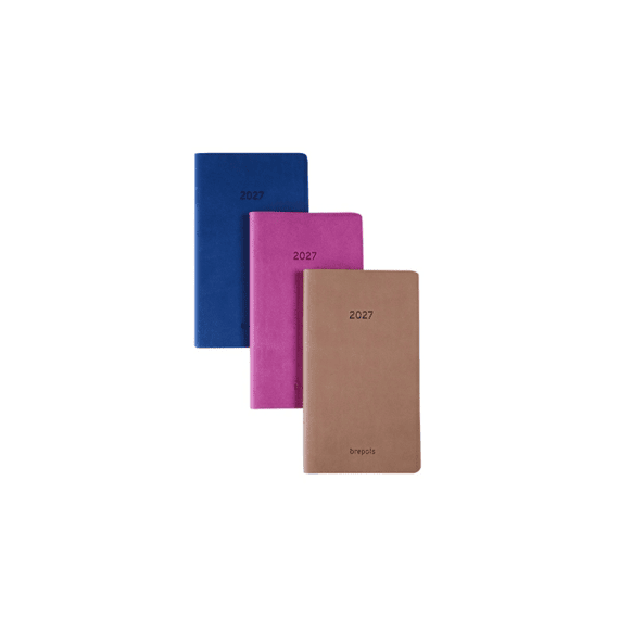 Brepols Agenda Interplan Week 6-Talig Colora Met Leeslintje Assortiment Prijs Per Stuk