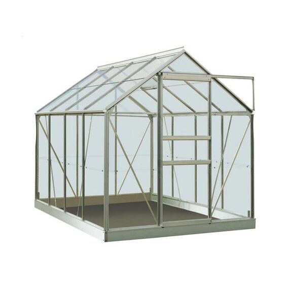 Serre Intro Grow - Ivy - 5,0M² Aluminium Gehard Glas 3Mm - 1,93M X 2,57M X H1,21M/1,95M