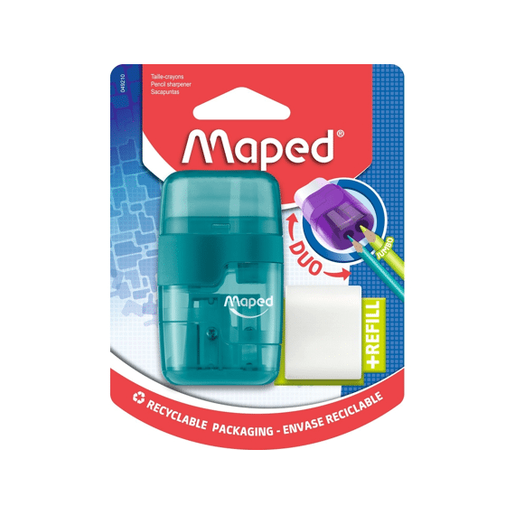 Connect Slijper/Gum - Translucent - Extra Navulling Blister - Assortiment Prijs Per Stuk