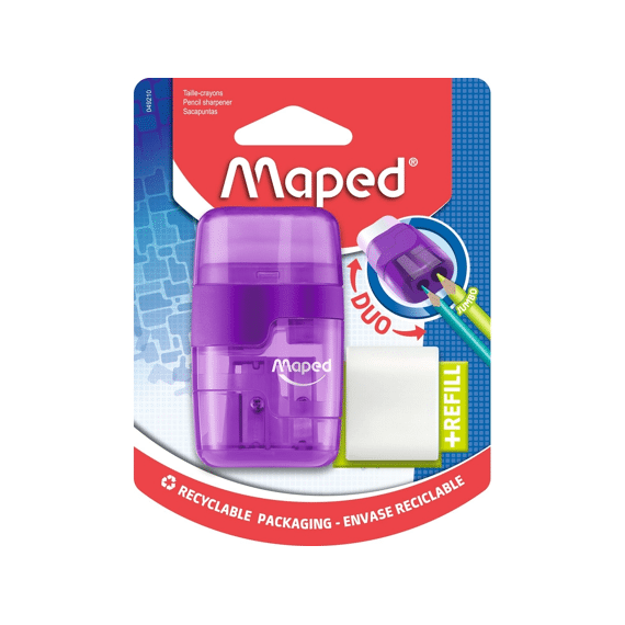 Connect Slijper/Gum - Translucent - Extra Navulling Blister - Assortiment Prijs Per Stuk