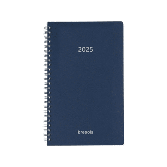 Brepols Agenda Breform 1 Dag 6-Talig Polyprop Blauw