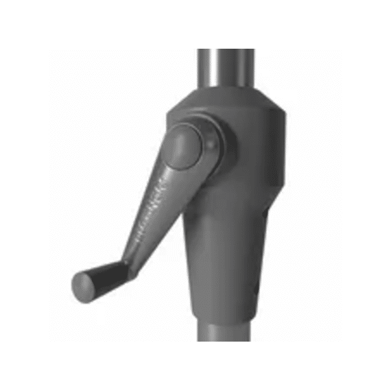 Platinum Riva Parasol Alu 3M Rond Antracite/Olijf