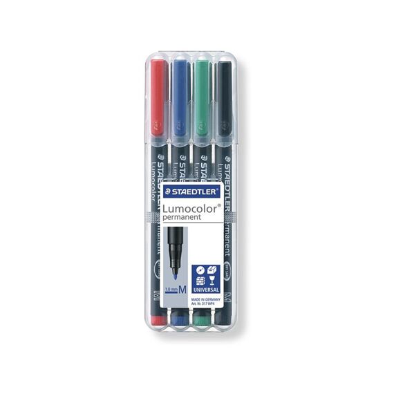 Staedtler Lumocolor M Permanent Box 4St